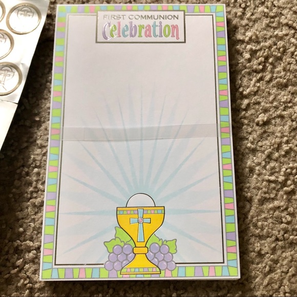 First Communion Invitation & Thank You Set NWOT - Picture 4 of 6